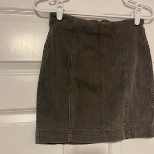 Free people grey skirt